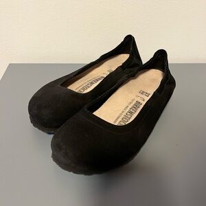 Black Birkenstock Celina ballet flats - never worn! Black suede size 37